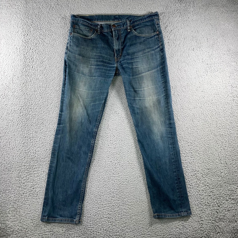 Levis 511 Slim Fit Jeans Mens 36x32 Blue Retro Streetwear Fit 36x29 Rinsed Playa